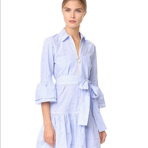 10 Crosby Derek Lam Dresses & Skirts - Derek Lam 10 Crosby Striped Belted Dress